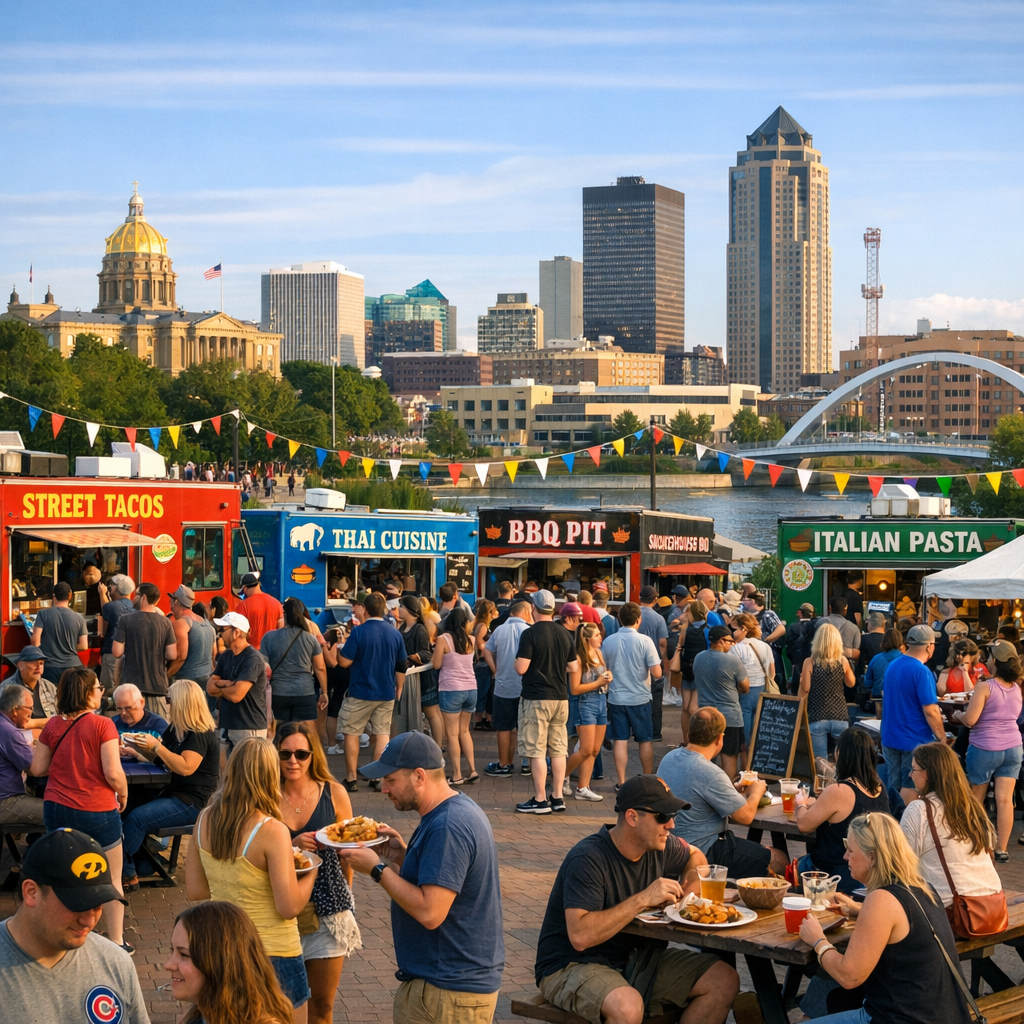 Des Moines’ Culinary Scene: New Openings and Food Truck Favorites