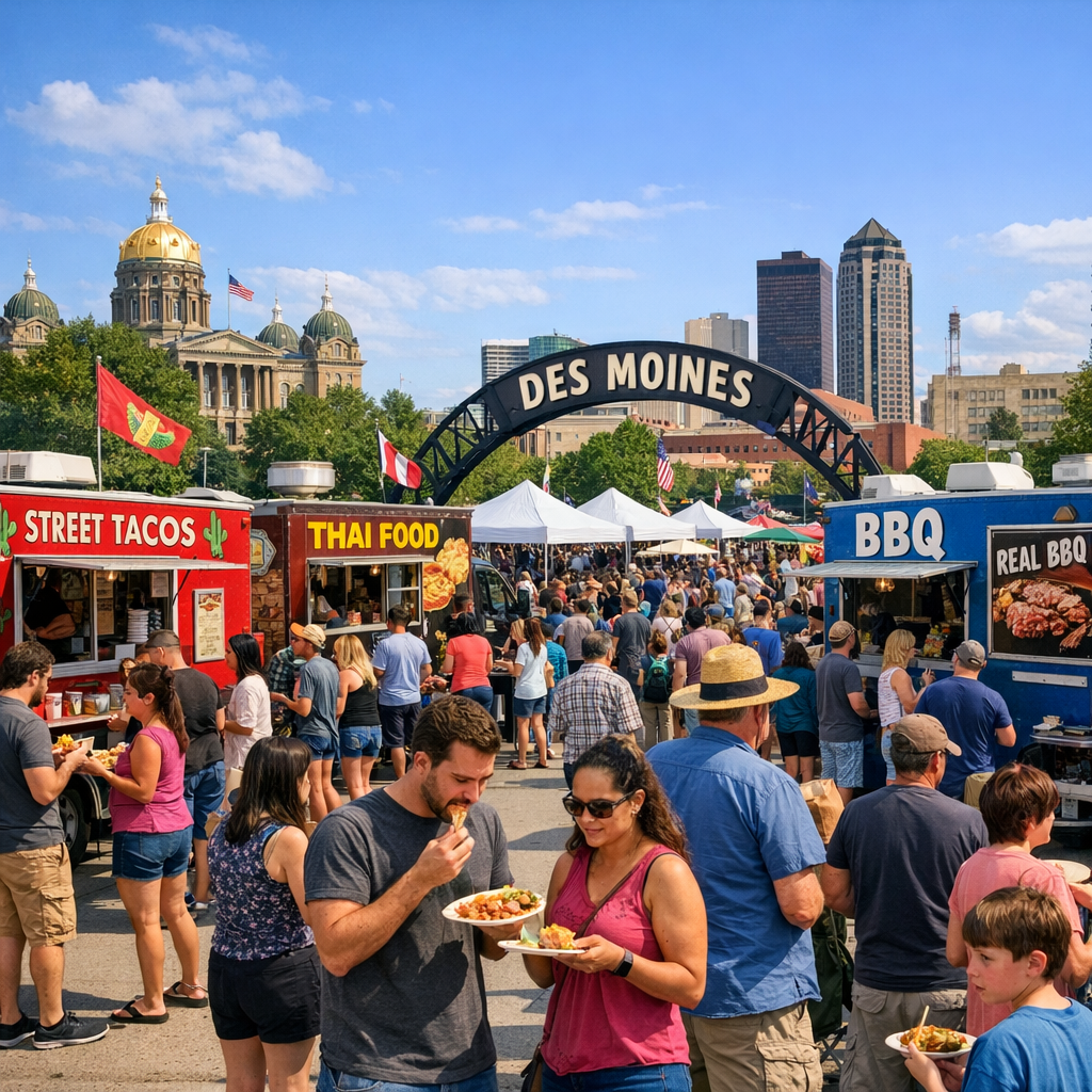 Exploring Des Moines’ Vibrant Food Truck Scene